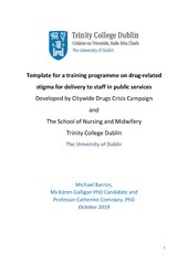 2019 Research report and template for Citywide TCD anti-stigma programme