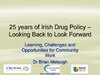 Learning from 25 years of working to implement partnership 