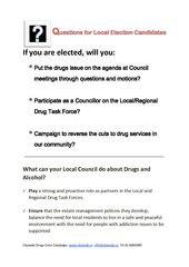 2014 Local Elections leaflet