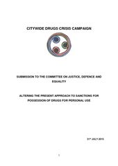 2015 Citywide Submission on decriminalisation 