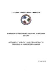 2015 Citywide Submission on decriminalisation 