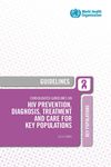 Publication cover - WHO guidelines on HIV preventaion, diagnosis, treatment & care for key populations