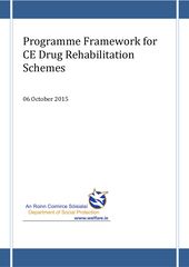 2015 Programme Framework for CE Drug Rehab Schemes 