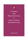 Publication cover - ministerial task force to reduce demand for drugs