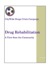 2005 - Drug Rehabilitation - A View from the Community